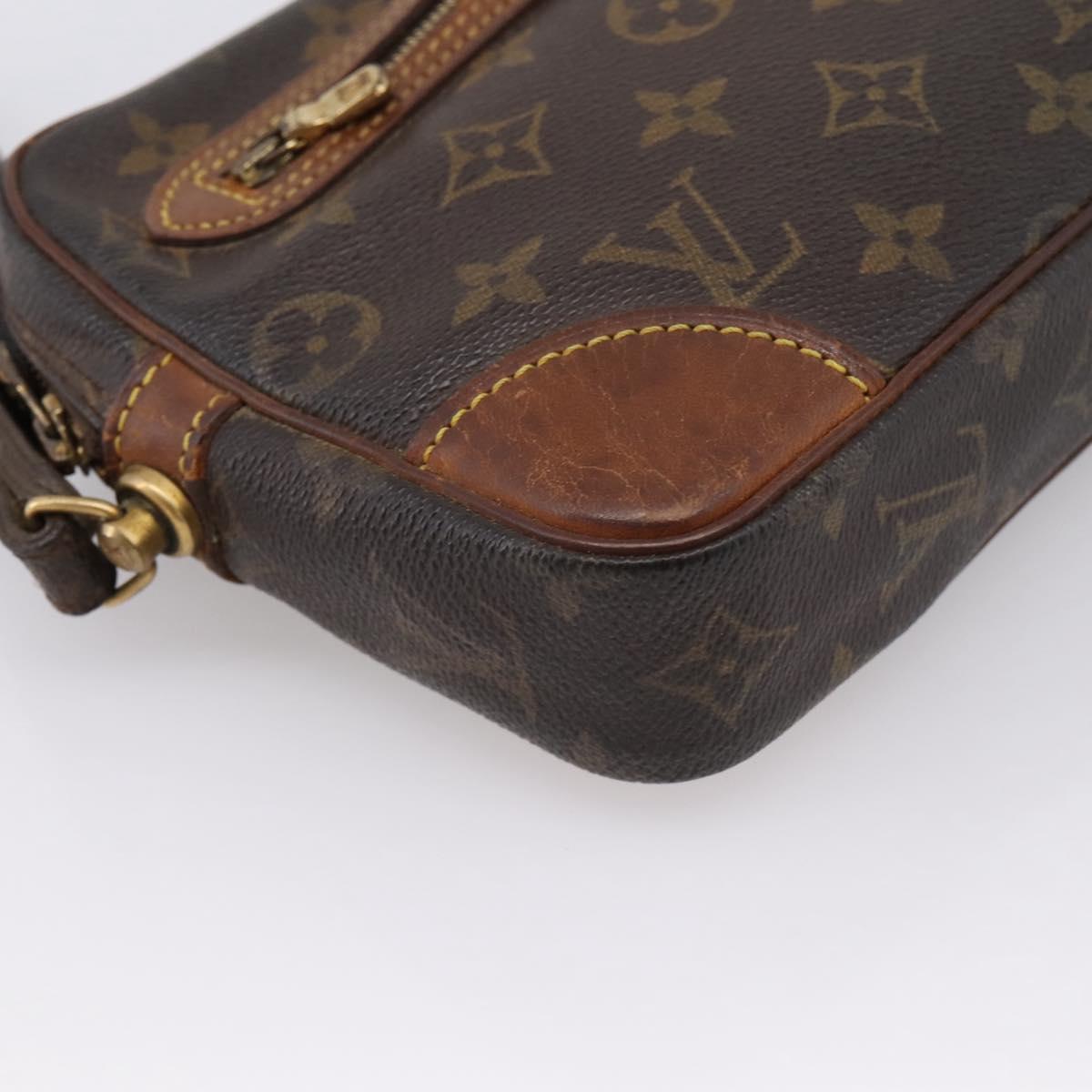 LOUIS VUITTON Monogram Marly Dragonne GM Clutch Bag M51825 LV Auth 203306