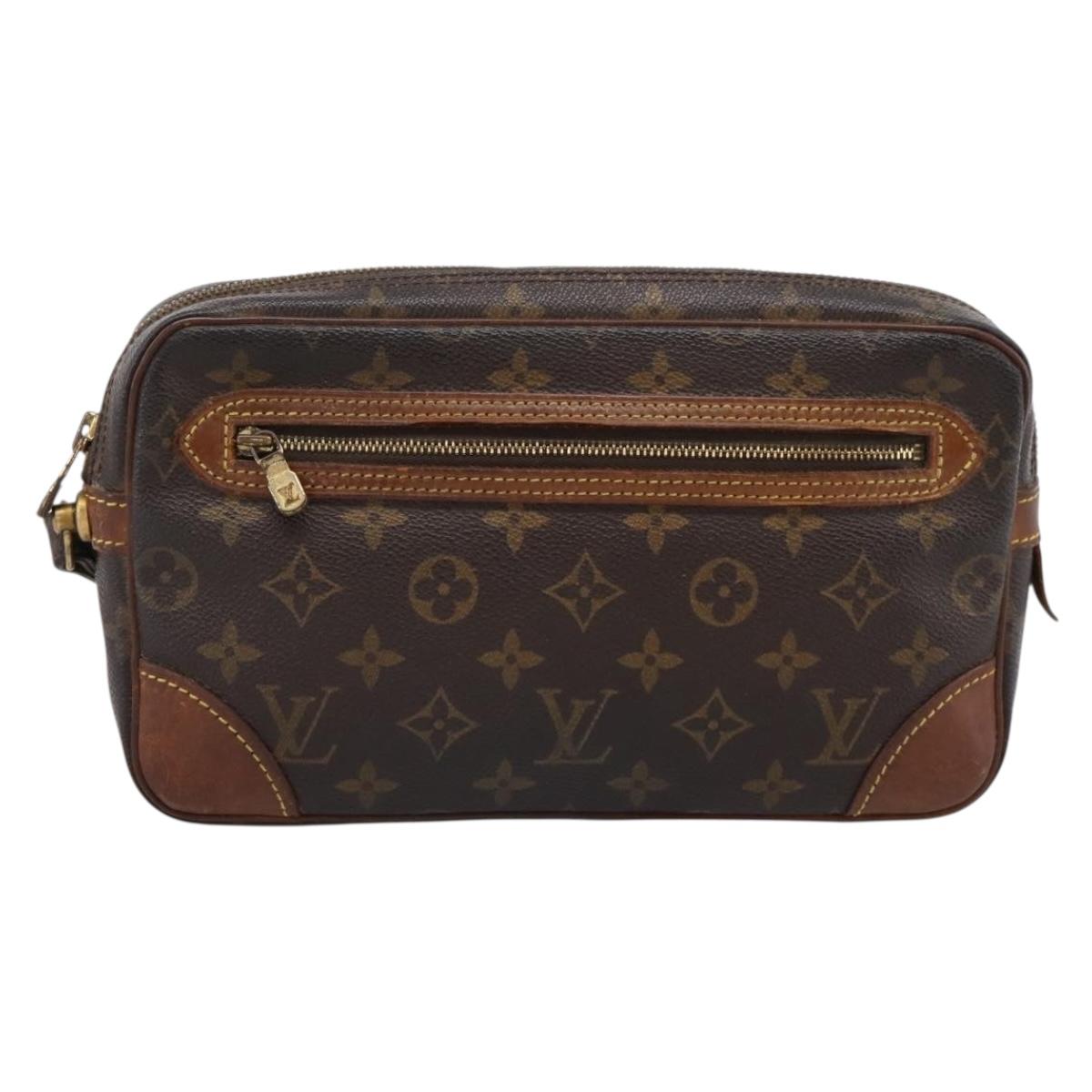 LOUIS VUITTON Monogram Marly Dragonne GM Clutch Bag M51825 LV Auth 203306