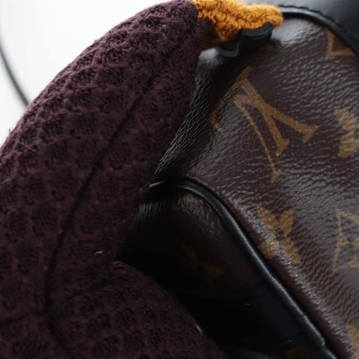 LOUIS VUITTON Monkey Puppet KeepallXS Boston Bag M80118 LV Auth 203309SM