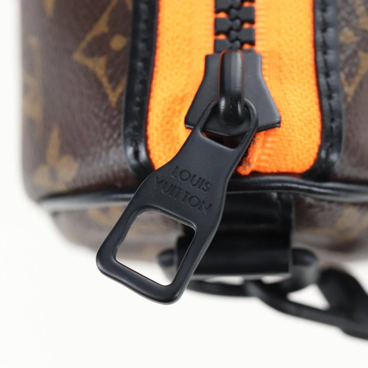 LOUIS VUITTON Monkey Puppet KeepallXS Boston Bag M80118 LV Auth 203309SM