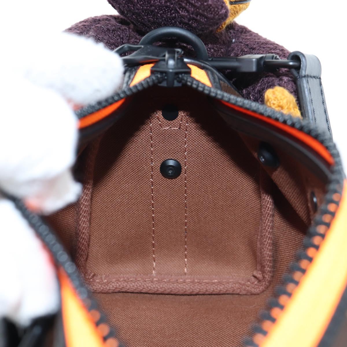 LOUIS VUITTON Monkey Puppet KeepallXS Boston Bag M80118 LV Auth 203309SM