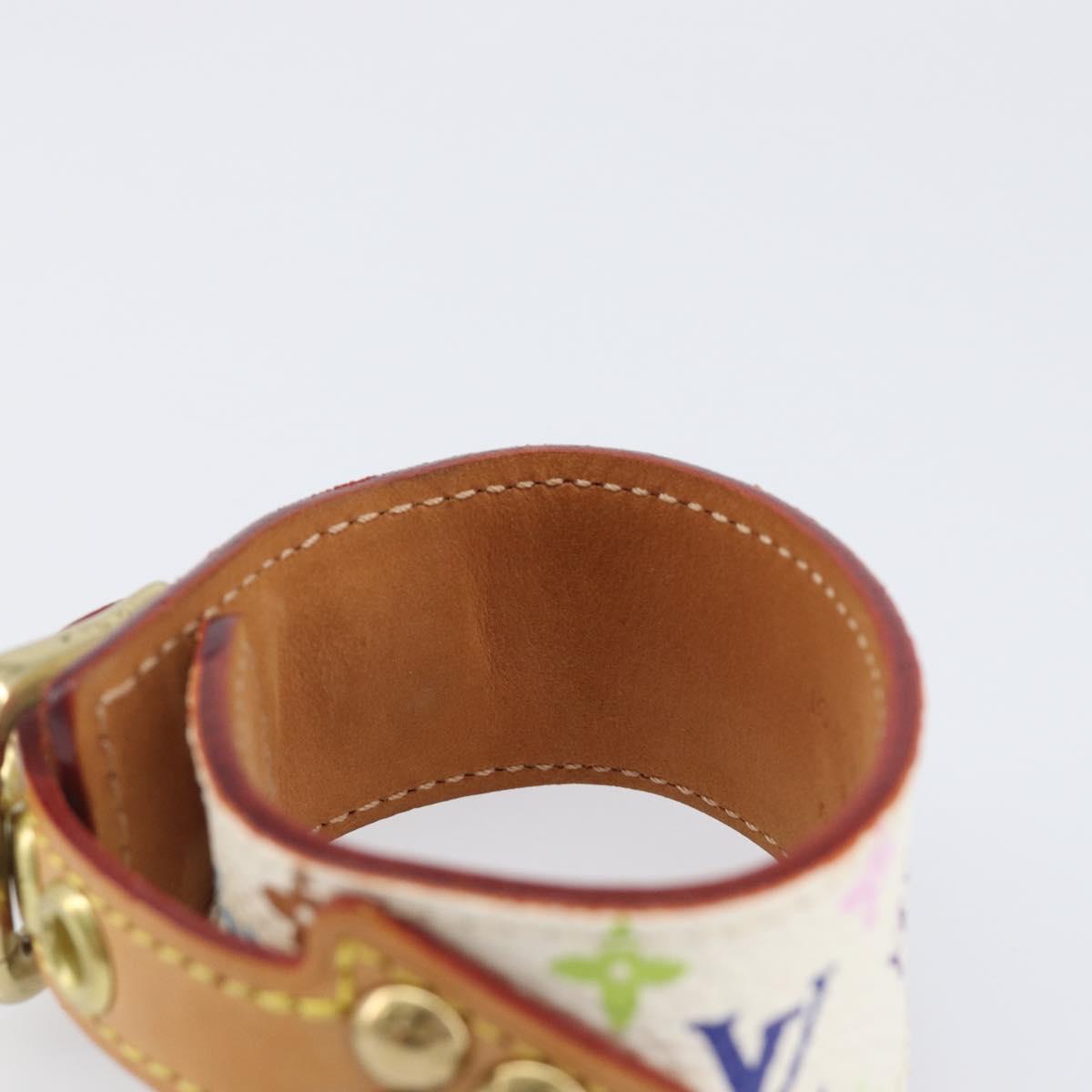 LOUIS VUITTON Monogram Multicolor Bracelet Tedaforce White M92482 LV Auth 203311