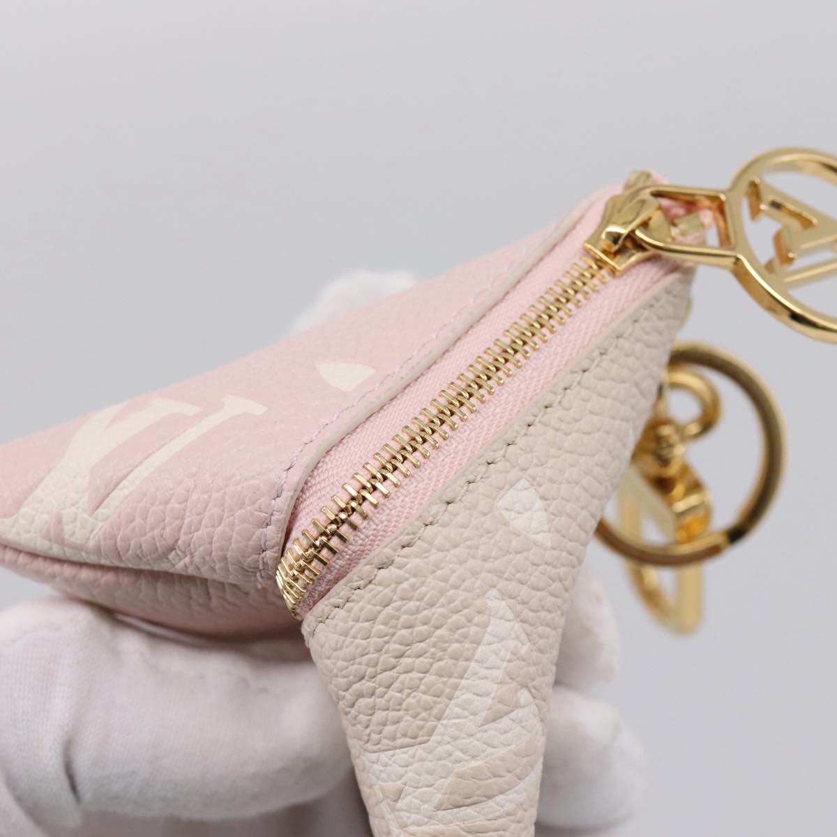 LOUIS VUITTON Monogram Empreinte Berlingo Charm Beige M00669 LV Auth 203314M