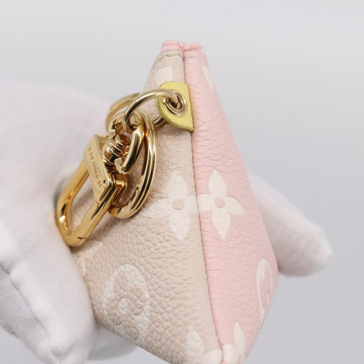 LOUIS VUITTON Monogram Empreinte Berlingo Charm Beige M00669 LV Auth 203314M