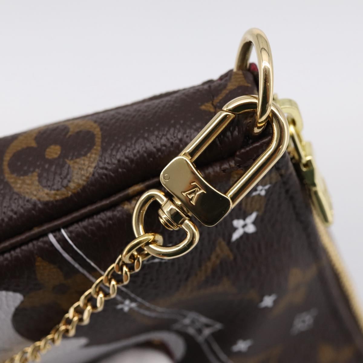 LOUIS VUITTON Vivienne Mini Pochette Accessoires Edition M68490 LV Auth 203323M