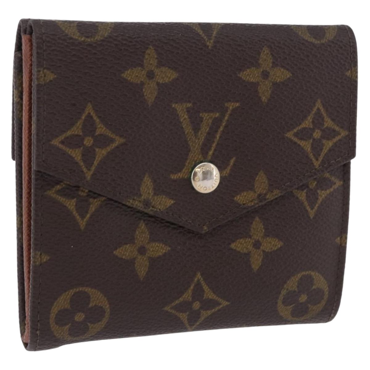 LOUIS VUITTON Porte Monnaie Bier Cartes Crdit Wallet M61660 LV Auth 203327