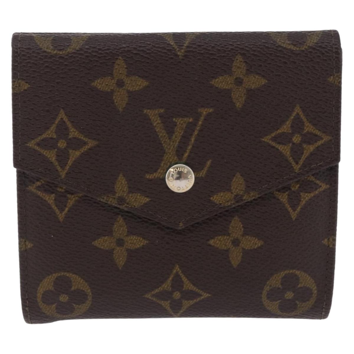 LOUIS VUITTON Porte Monnaie Bier Cartes Crdit Wallet M61660 LV Auth 203327