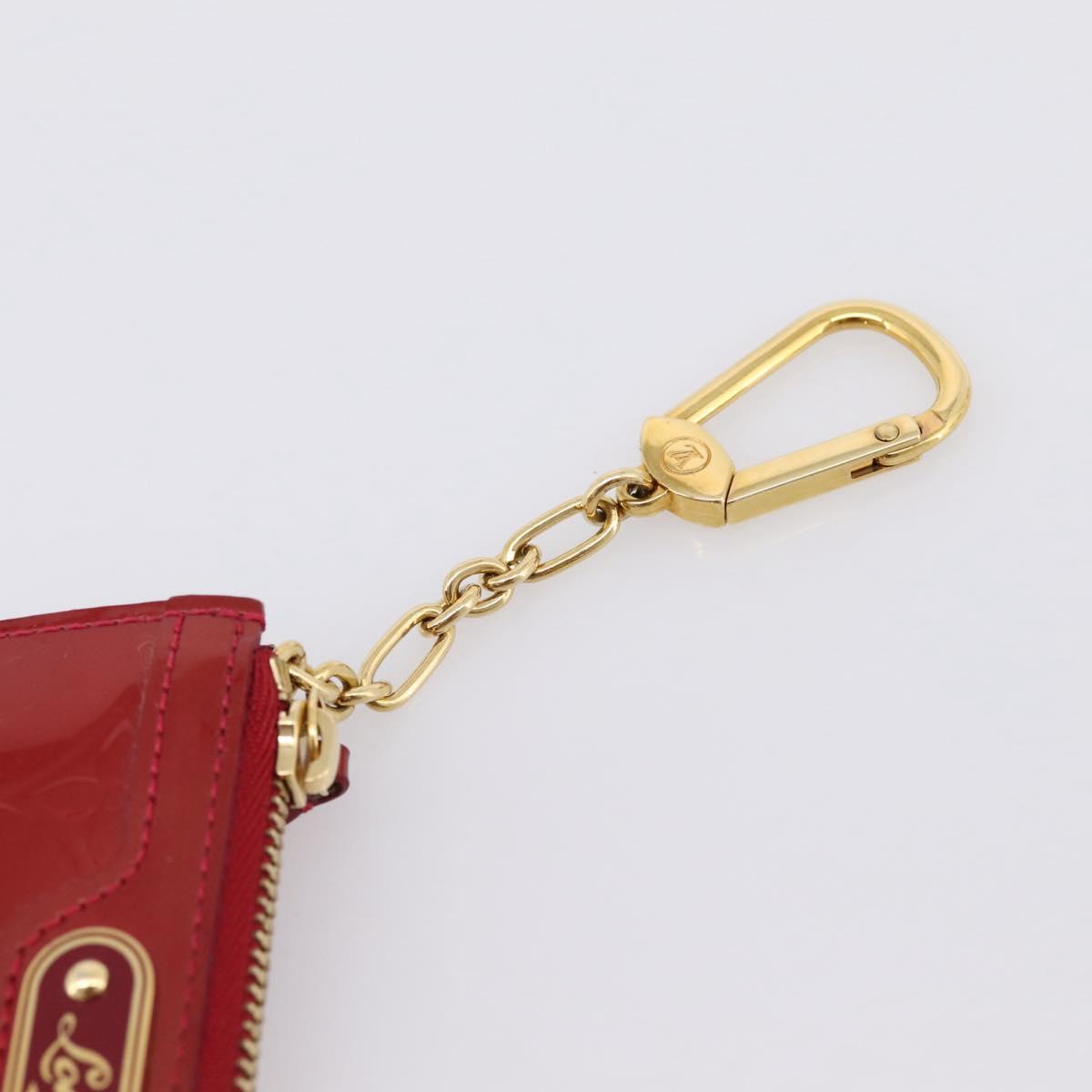 LOUIS VUITTON Vernis Pochette Cle NM Coin Purse M91737 LV Auth 203340A