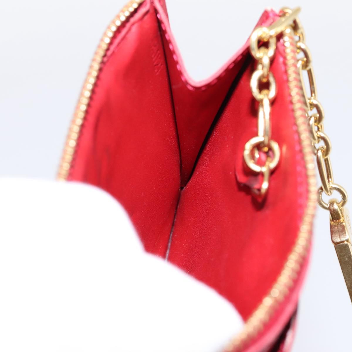 LOUIS VUITTON Vernis Pochette Cle NM Coin Purse M91737 LV Auth 203340A