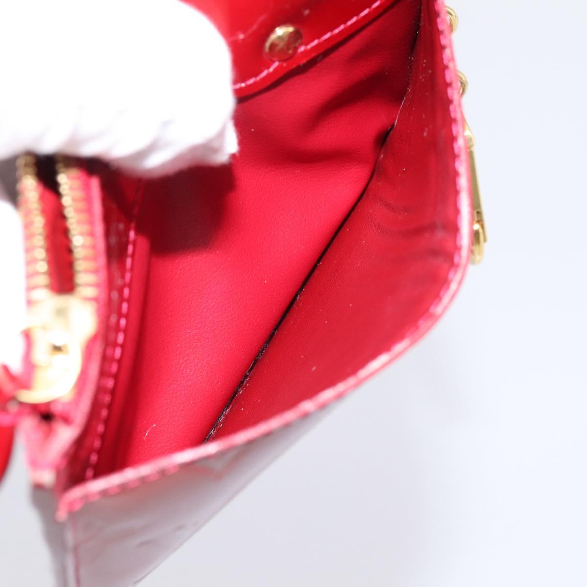 LOUIS VUITTON Vernis Pochette Cle NM Coin Purse M91737 LV Auth 203340A
