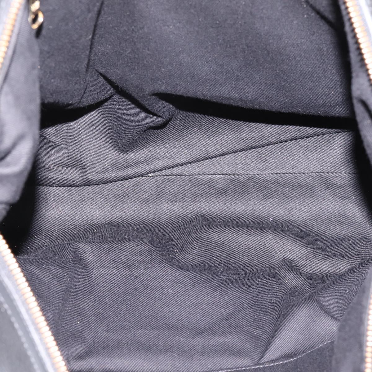 Chloe SeeByChloe Hand Bag Leather 2way Black Gold Tone Auth 203355A