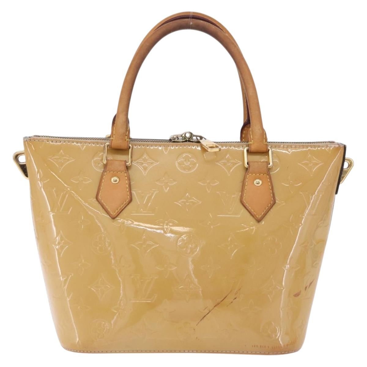 LOUIS VUITTON Vernis Montebello PM Hand Bag Dunne M90167 LV Auth 203391