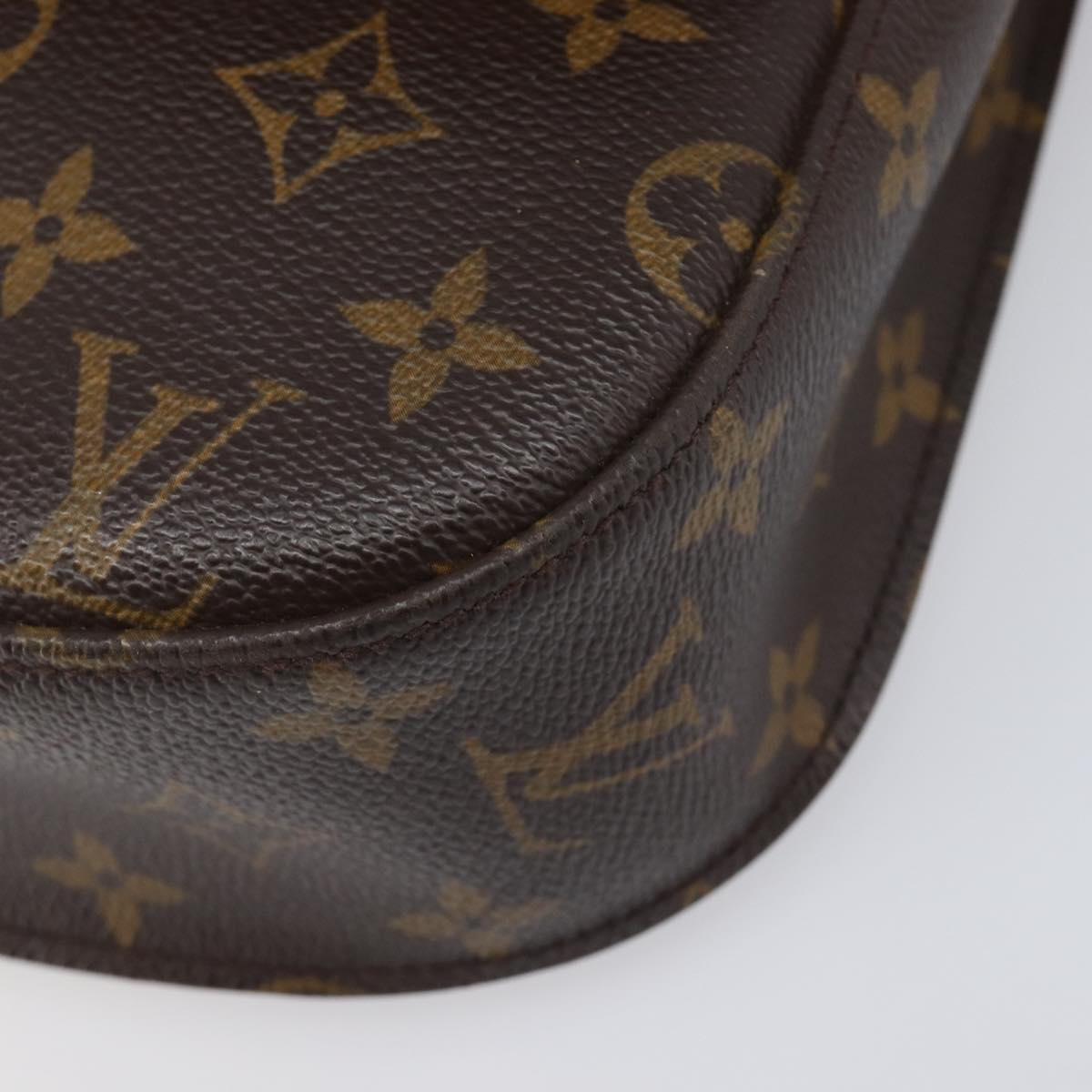 LOUIS VUITTON Monogram Saint Cloud GM Shoulder Bag M51242 LV Auth 203394