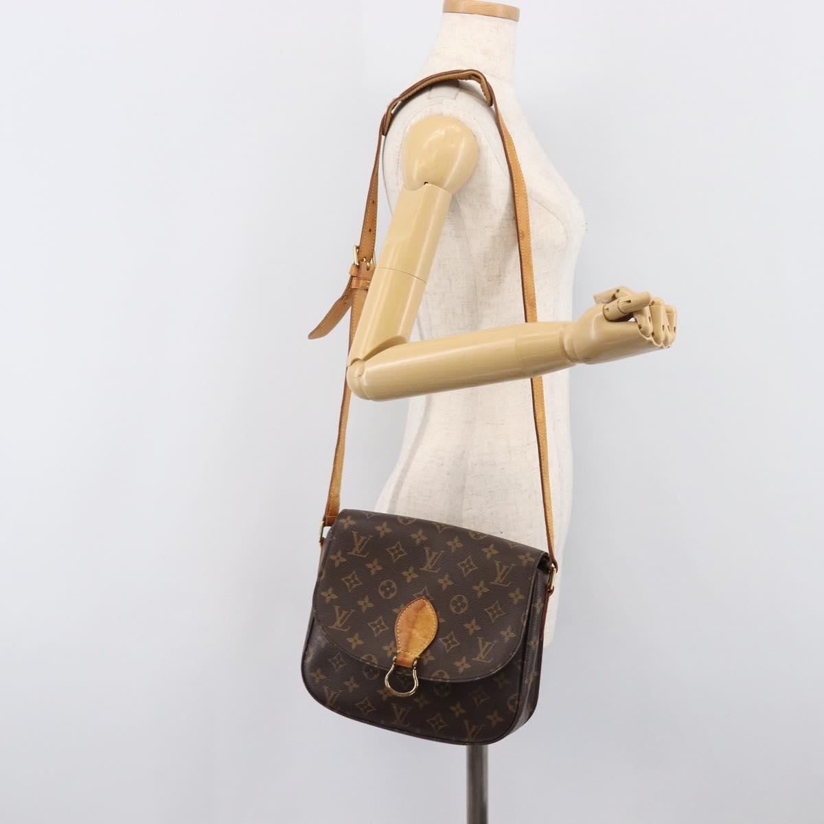 LOUIS VUITTON Monogram Saint Cloud GM Shoulder Bag M51242 LV Auth 203394