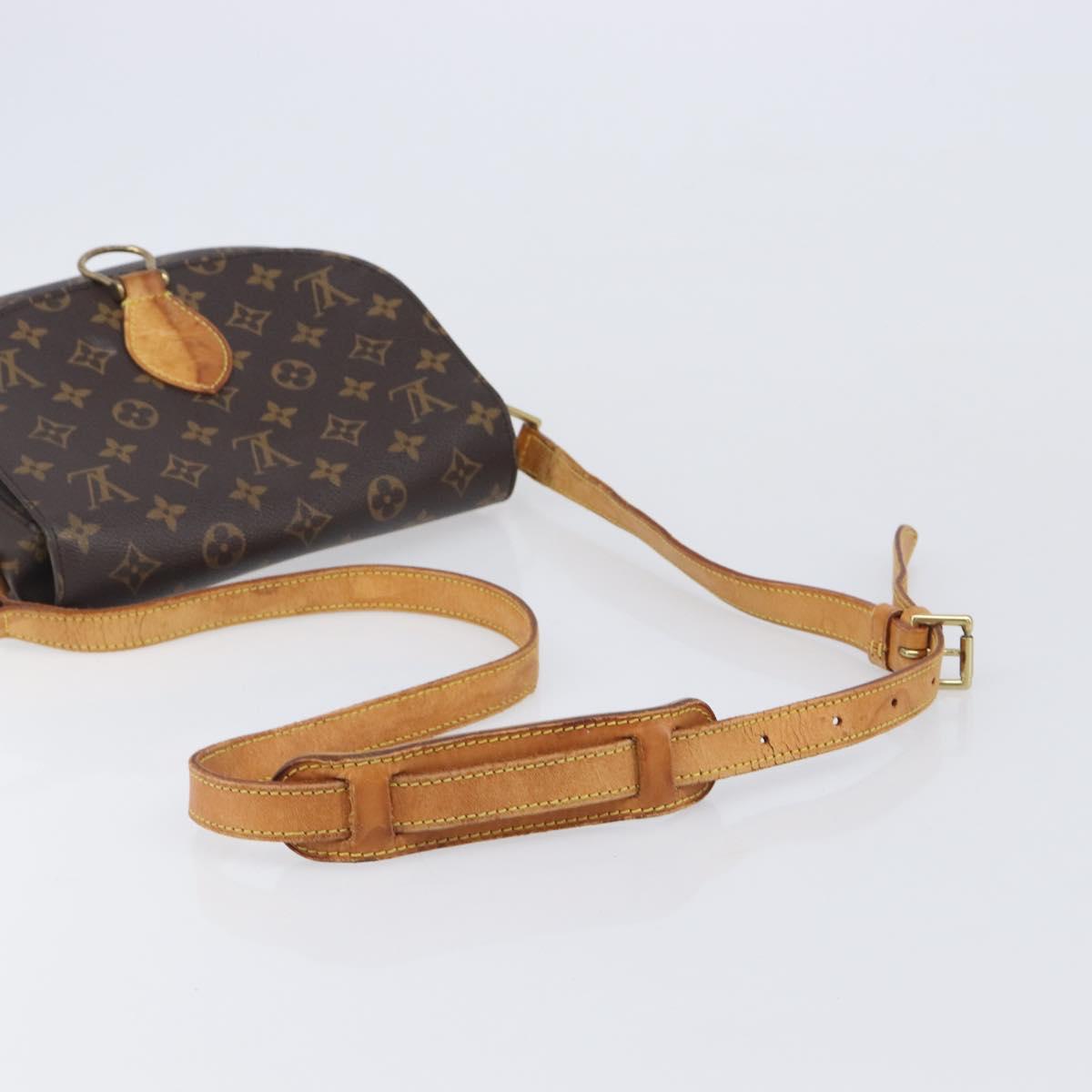 LOUIS VUITTON Monogram Saint Cloud GM Shoulder Bag M51242 LV Auth 203394