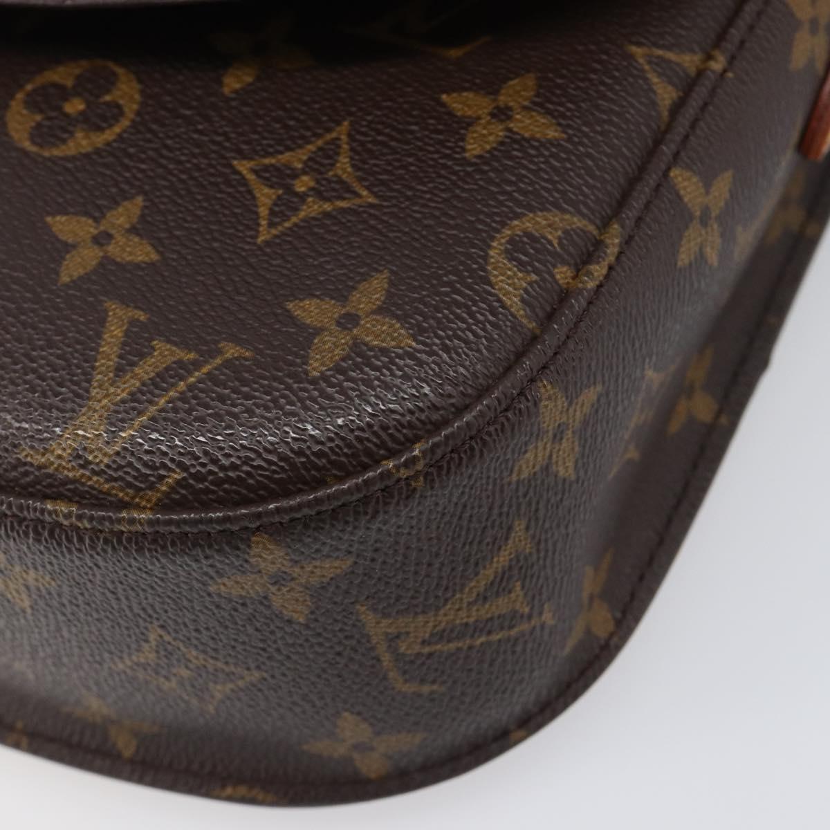 LOUIS VUITTON Monogram Saint Cloud GM Shoulder Bag M51242 LV Auth 203398