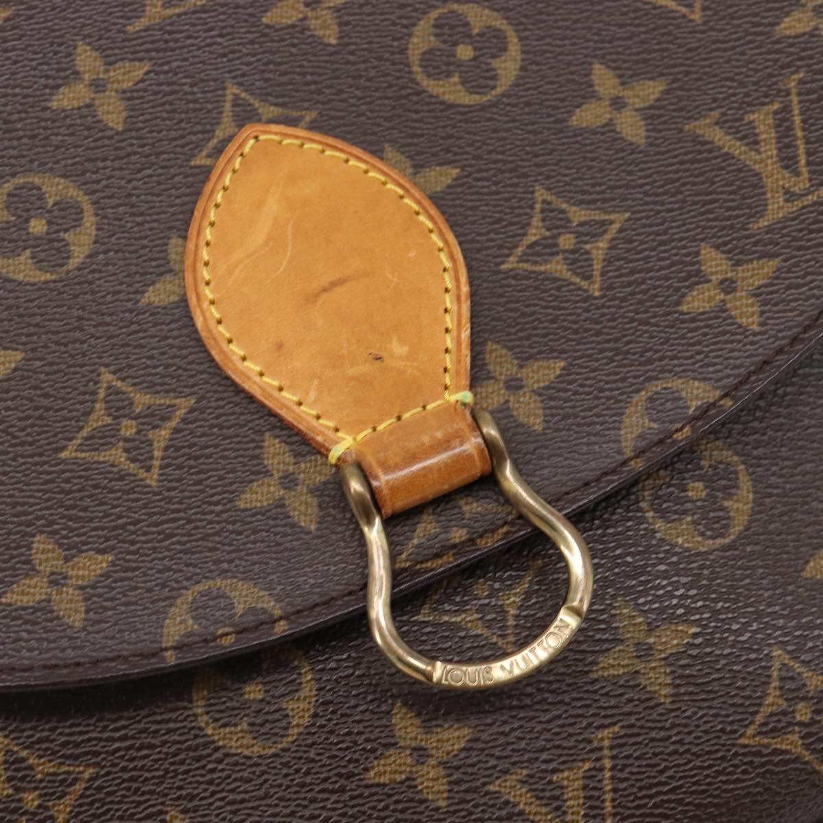 LOUIS VUITTON Monogram Saint Cloud GM Shoulder Bag M51242 LV Auth 203398