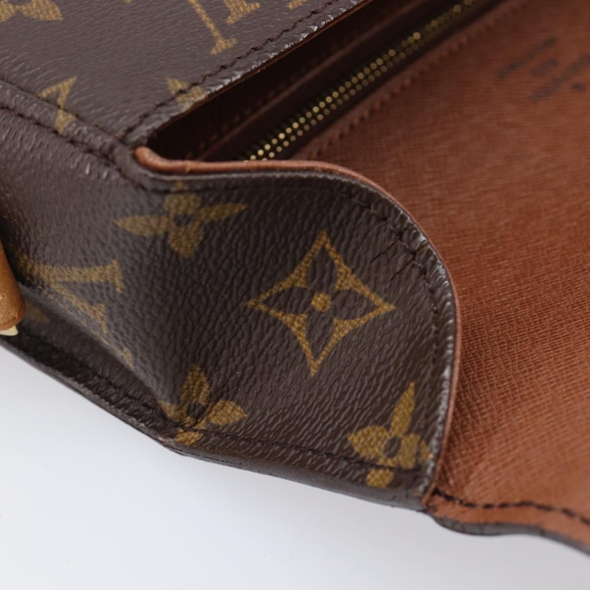LOUIS VUITTON Monogram Saint Cloud GM Shoulder Bag M51242 LV Auth 203398