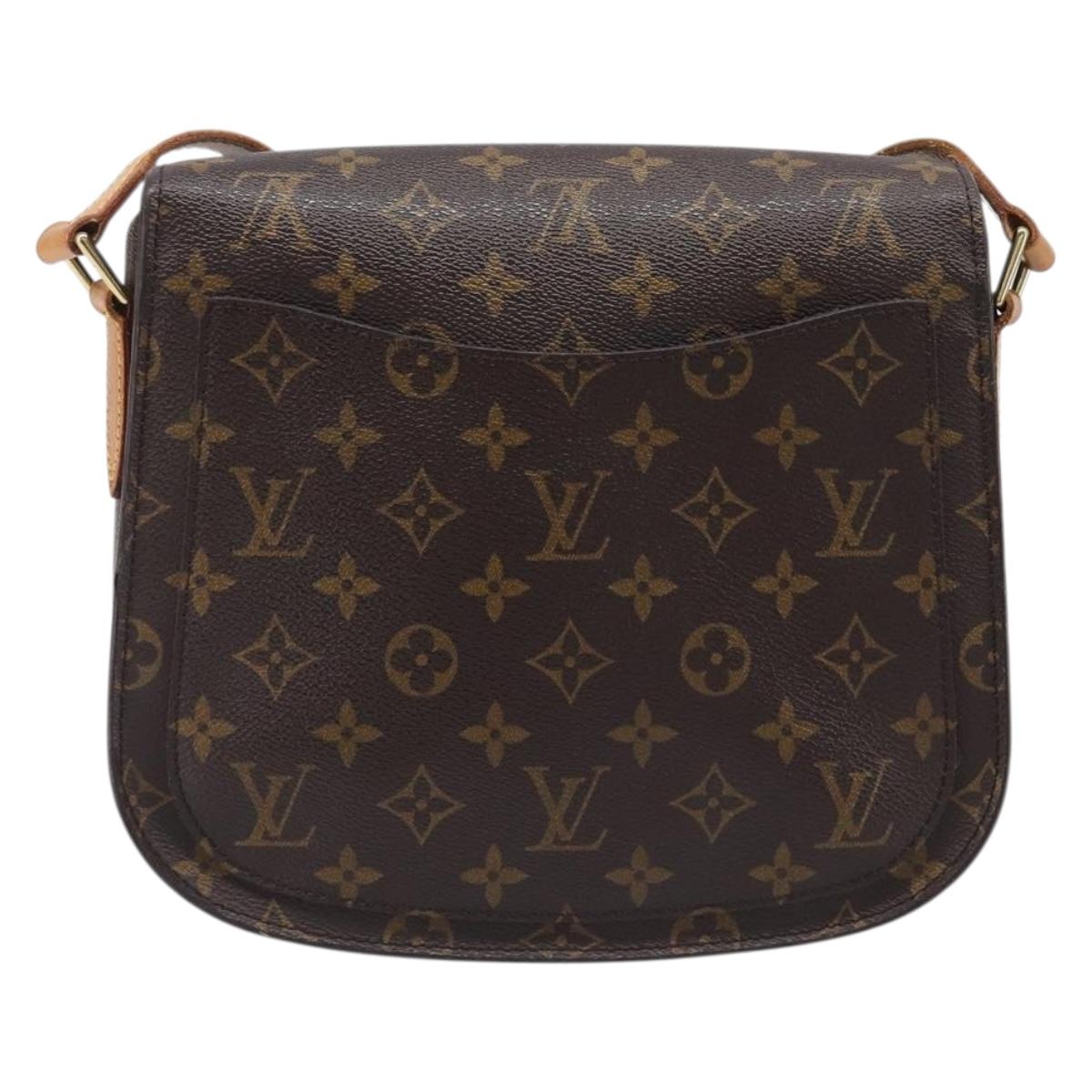 LOUIS VUITTON Monogram Saint Cloud GM Shoulder Bag M51242 LV Auth 203398