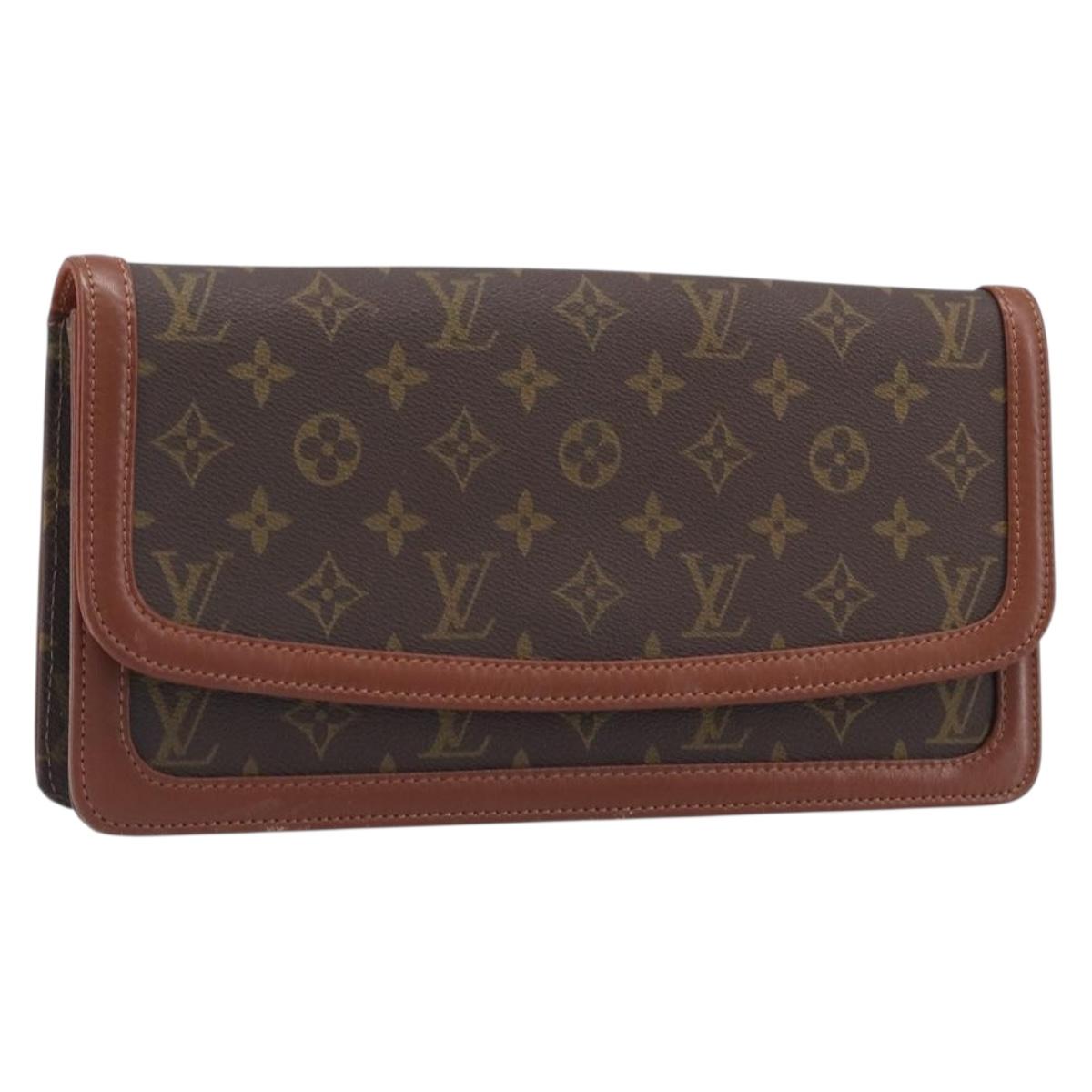 LOUIS VUITTON Monogram Pochette Dam GM Clutch Bag M51810 LV Auth 203405