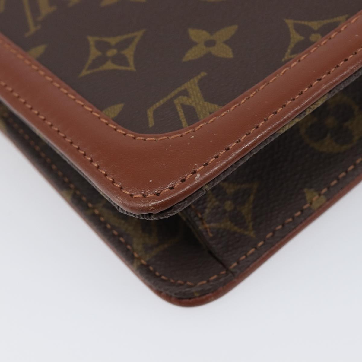 LOUIS VUITTON Monogram Pochette Dam GM Clutch Bag M51810 LV Auth 203405