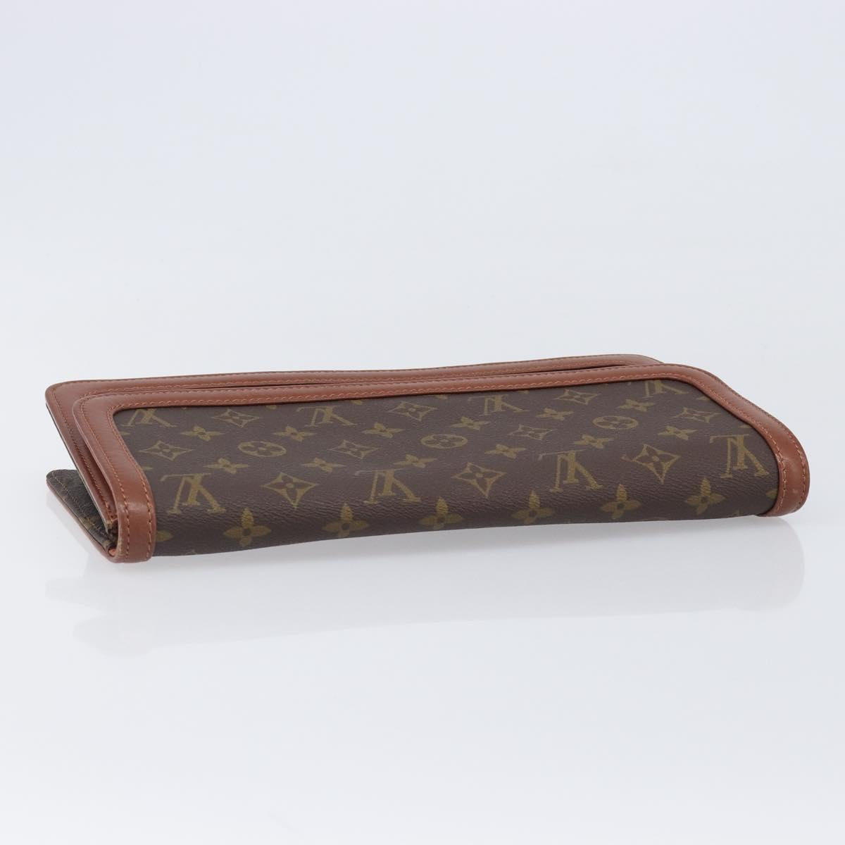 LOUIS VUITTON Monogram Pochette Dam GM Clutch Bag M51810 LV Auth 203405