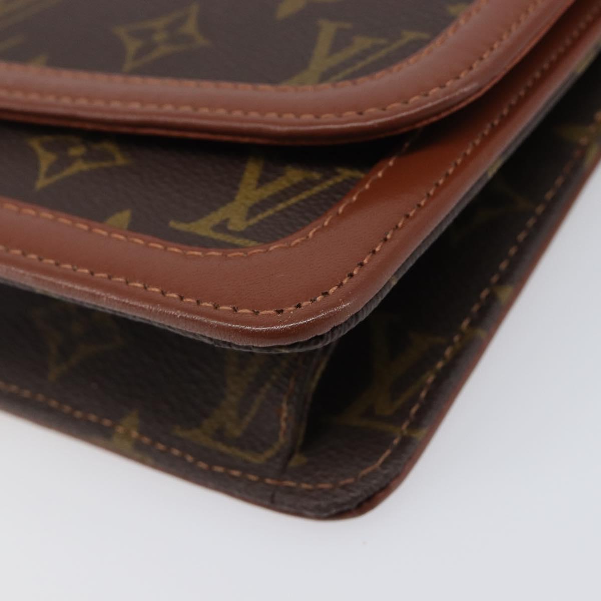 LOUIS VUITTON Monogram Pochette Dam GM Clutch Bag M51810 LV Auth 203405