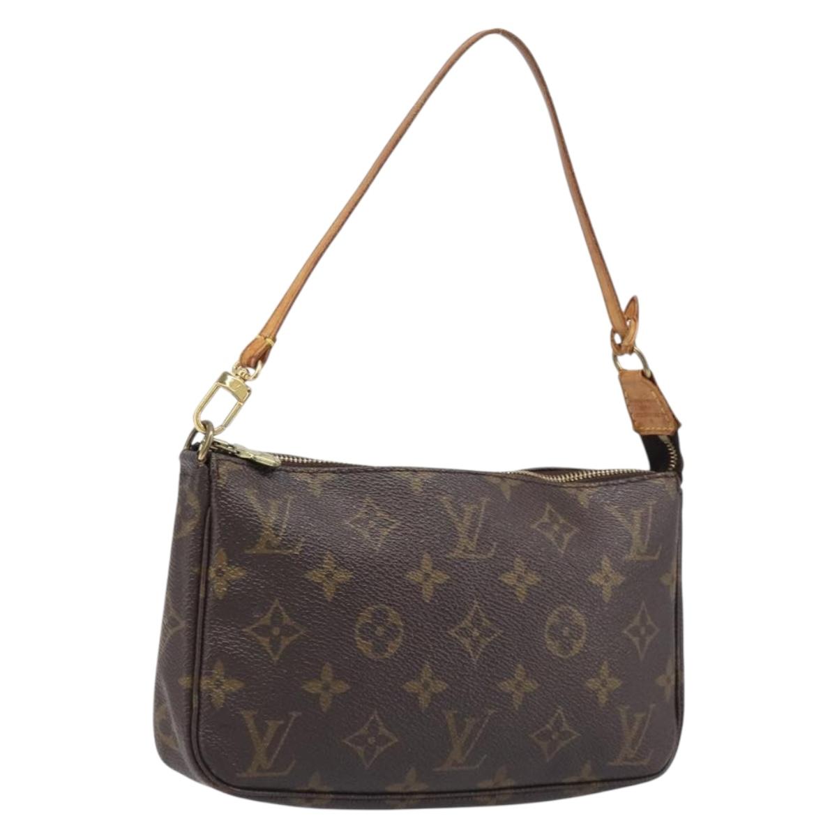 LOUIS VUITTON Monogram Pochette Accessoires Pouch M51980 LV Auth 203406A