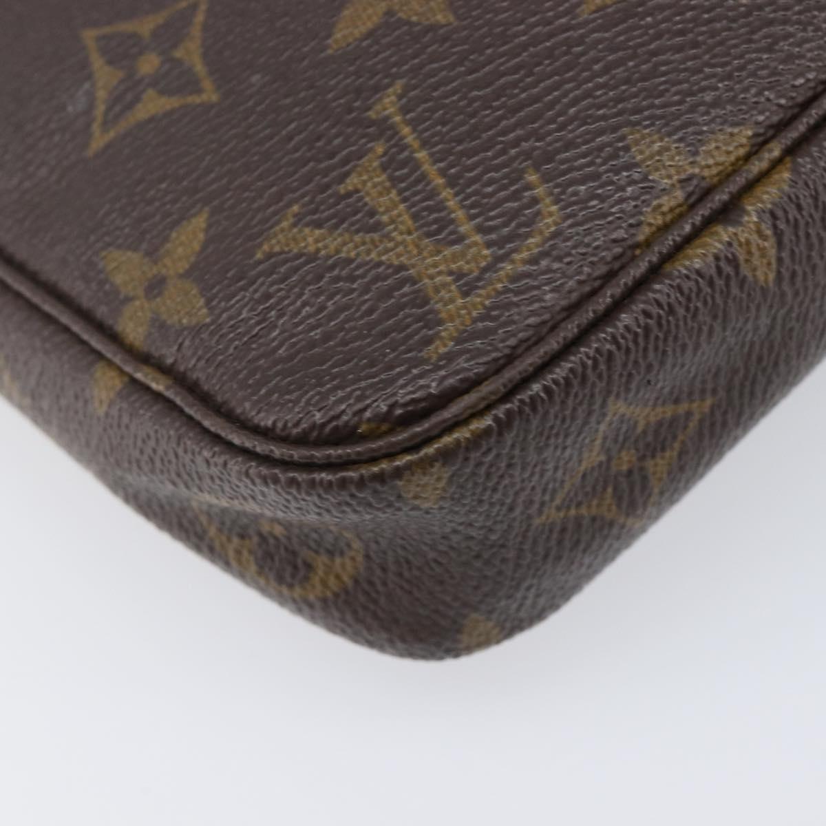 LOUIS VUITTON Monogram Pochette Accessoires Pouch M51980 LV Auth 203406A
