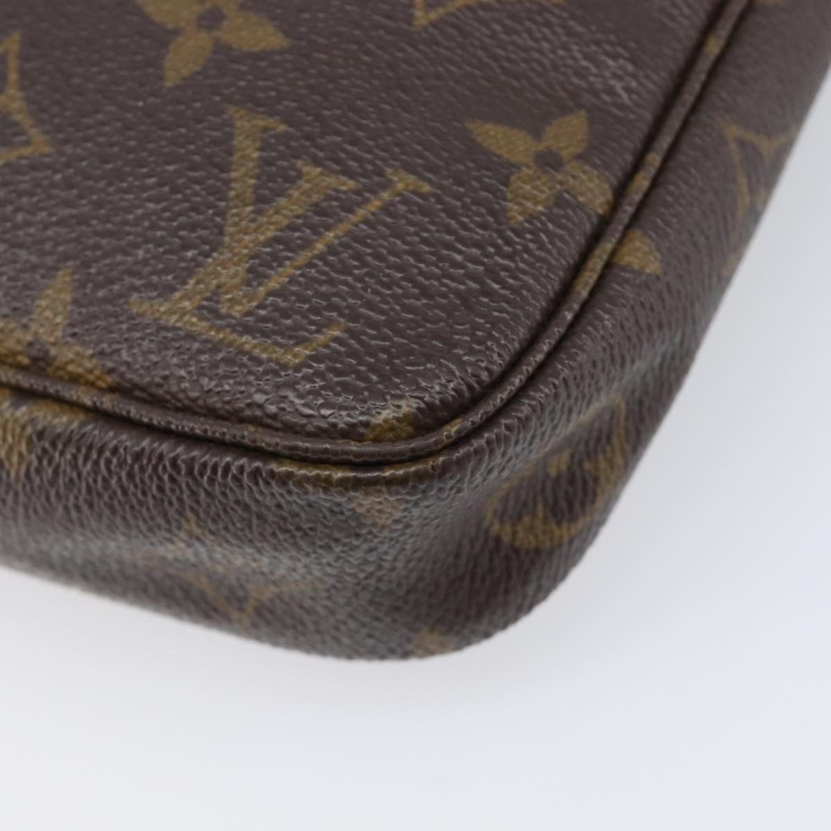 LOUIS VUITTON Monogram Pochette Accessoires Pouch M51980 LV Auth 203406A