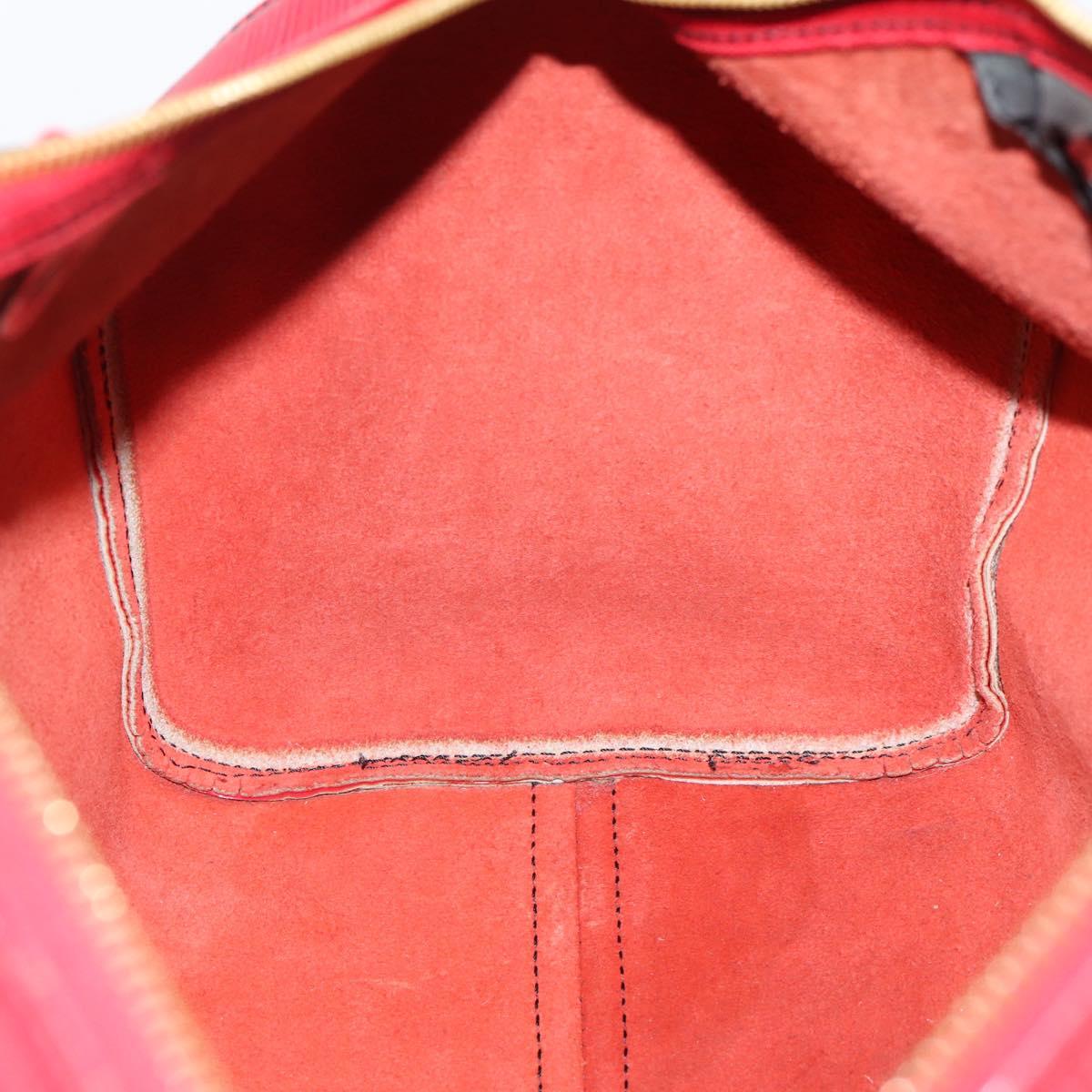 LOUIS VUITTON Epi Speedy 35 Hand Bag Castilian Red M42997 LV Auth 203411