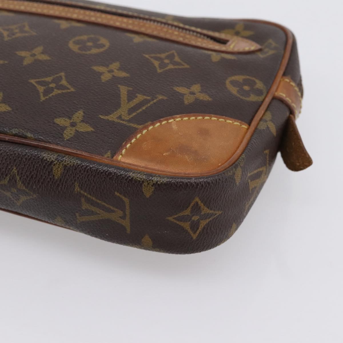 LOUIS VUITTON Monogram Marly Dragonne GM Clutch Bag M51825 LV Auth 203419