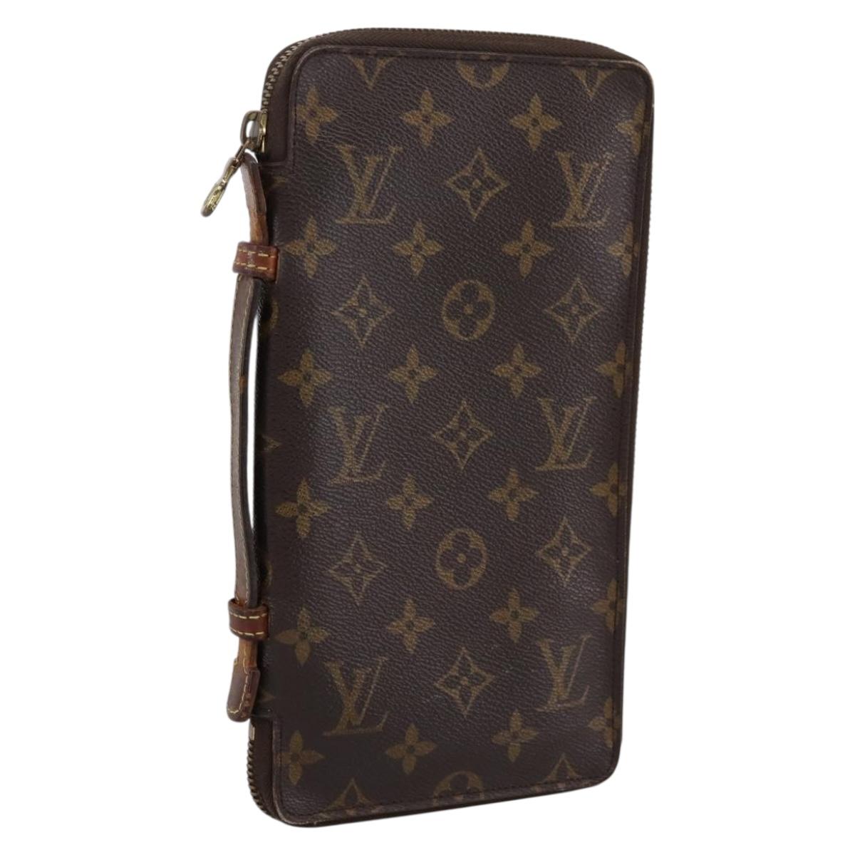 LOUIS VUITTON Monogram Organizer De Voyage Travel Case M60119 LV Auth 203428