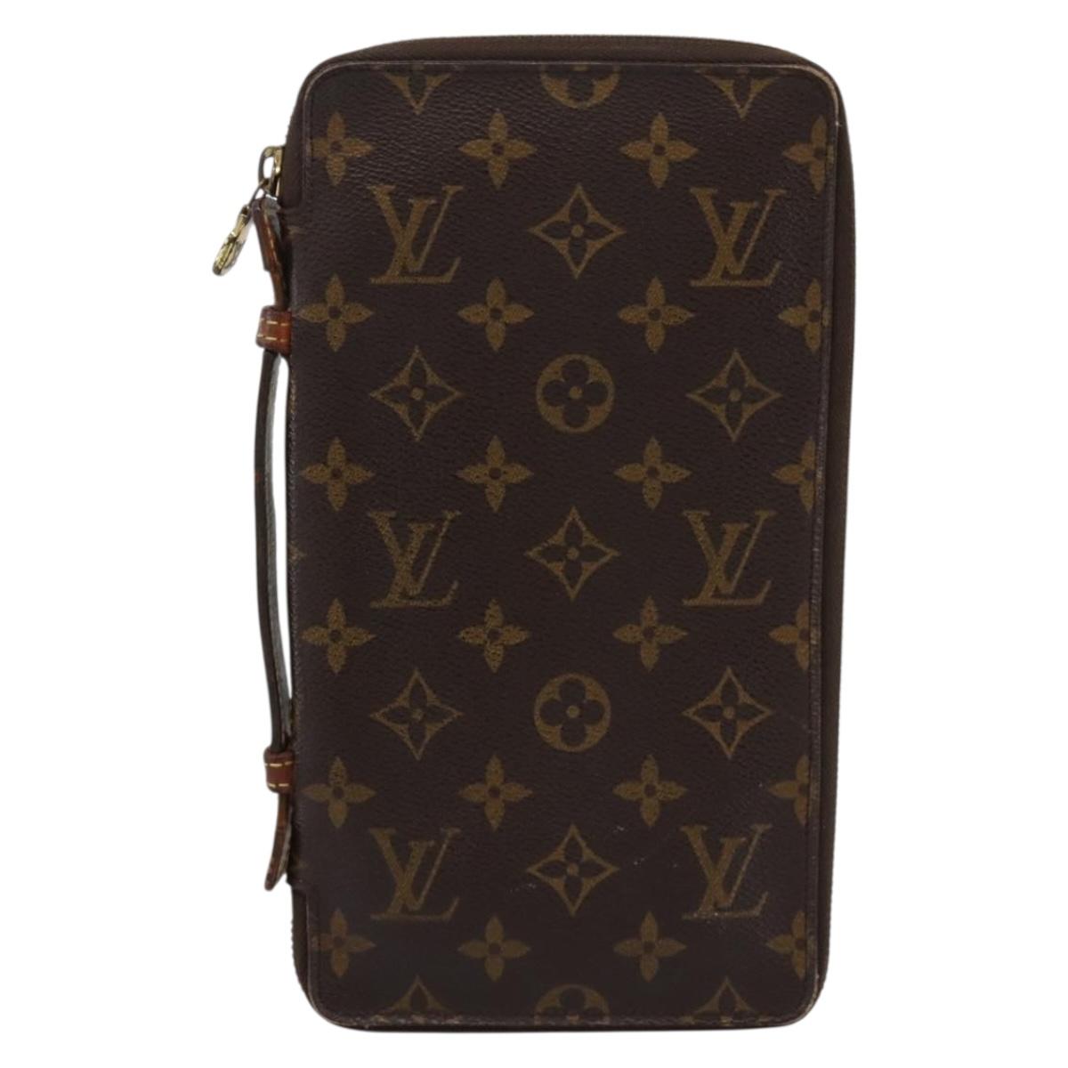 LOUIS VUITTON Monogram Organizer De Voyage Travel Case M60119 LV Auth 203428