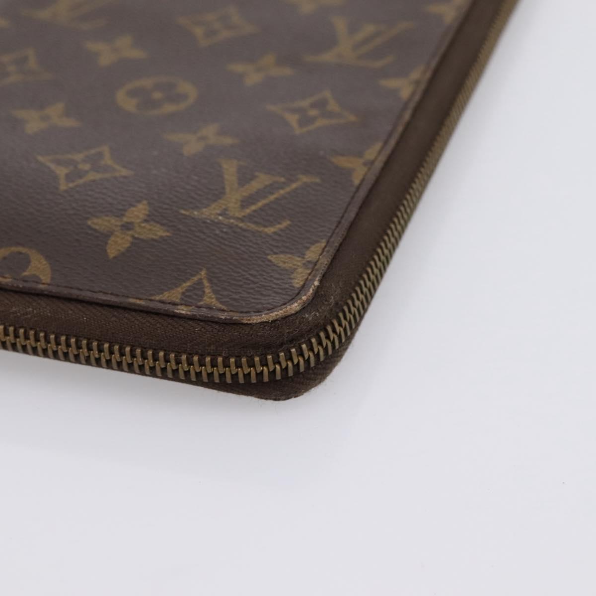 LOUIS VUITTON Monogram Organizer De Voyage Travel Case M60119 LV Auth 203428