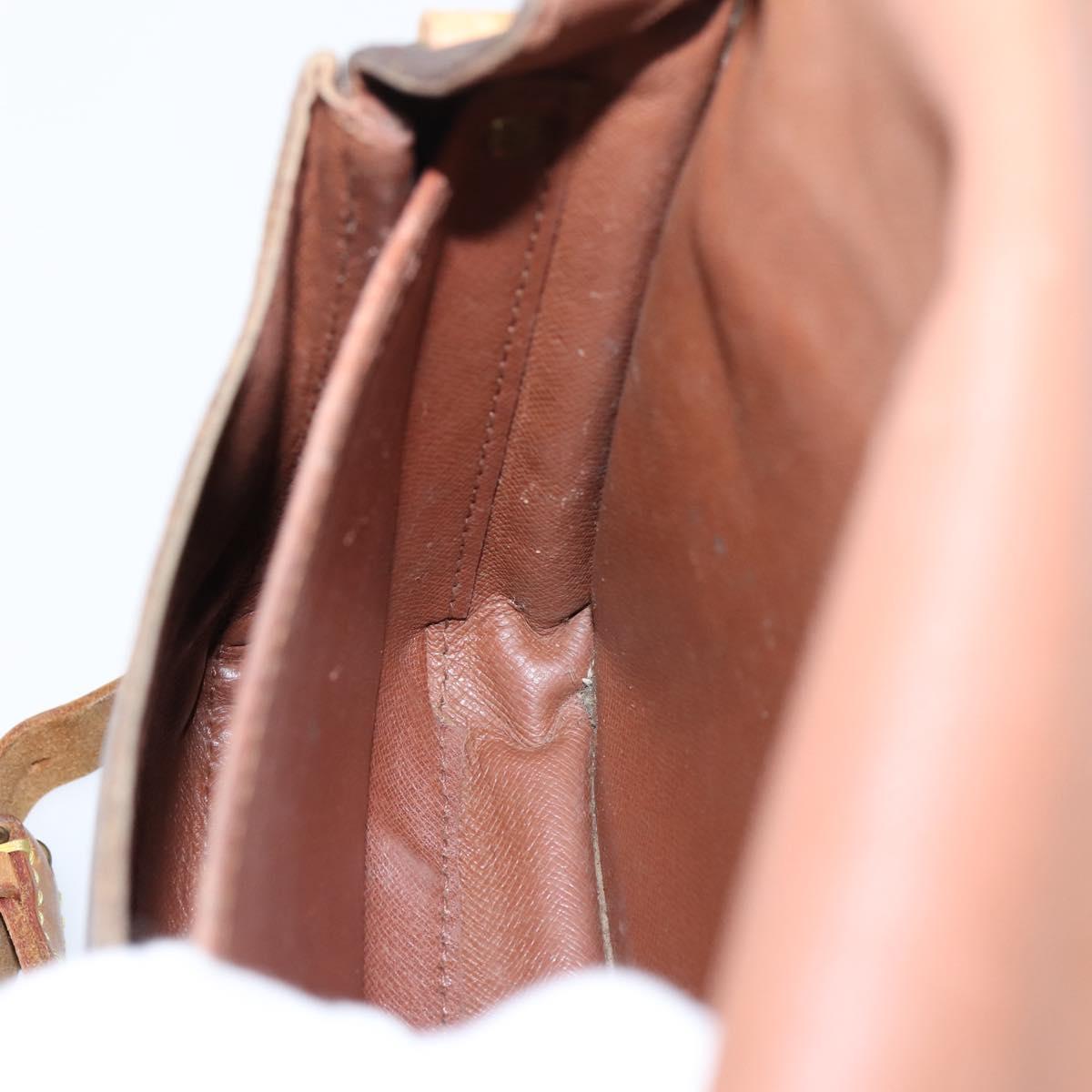 LOUIS VUITTON Monogram Cartouchiere MM Shoulder Bag M51253 LV Auth 203429