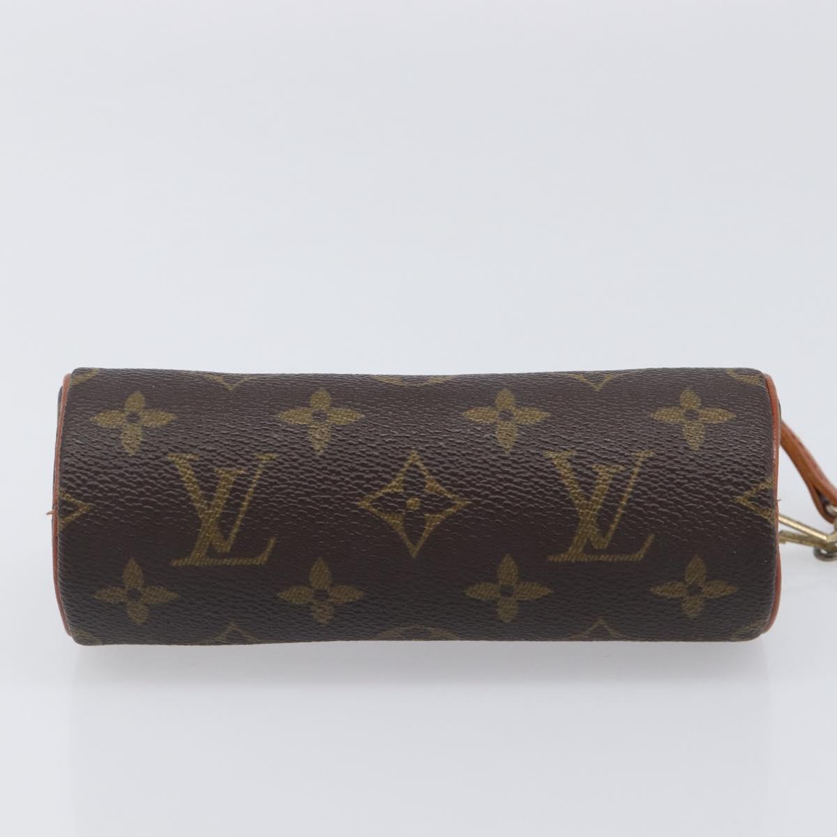 LOUIS VUITTON Monogram Papillon Pouch LV Auth 203449