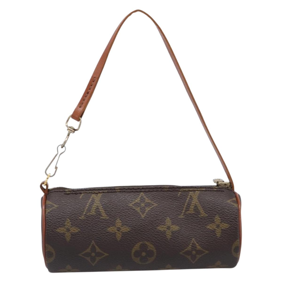 LOUIS VUITTON Monogram Papillon Pouch LV Auth 203449