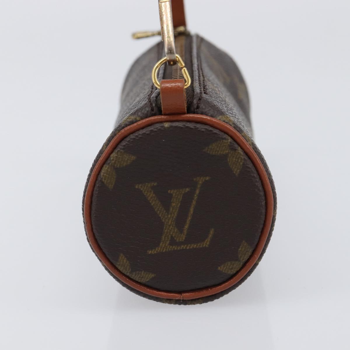 LOUIS VUITTON Monogram Papillon Pouch LV Auth 203449
