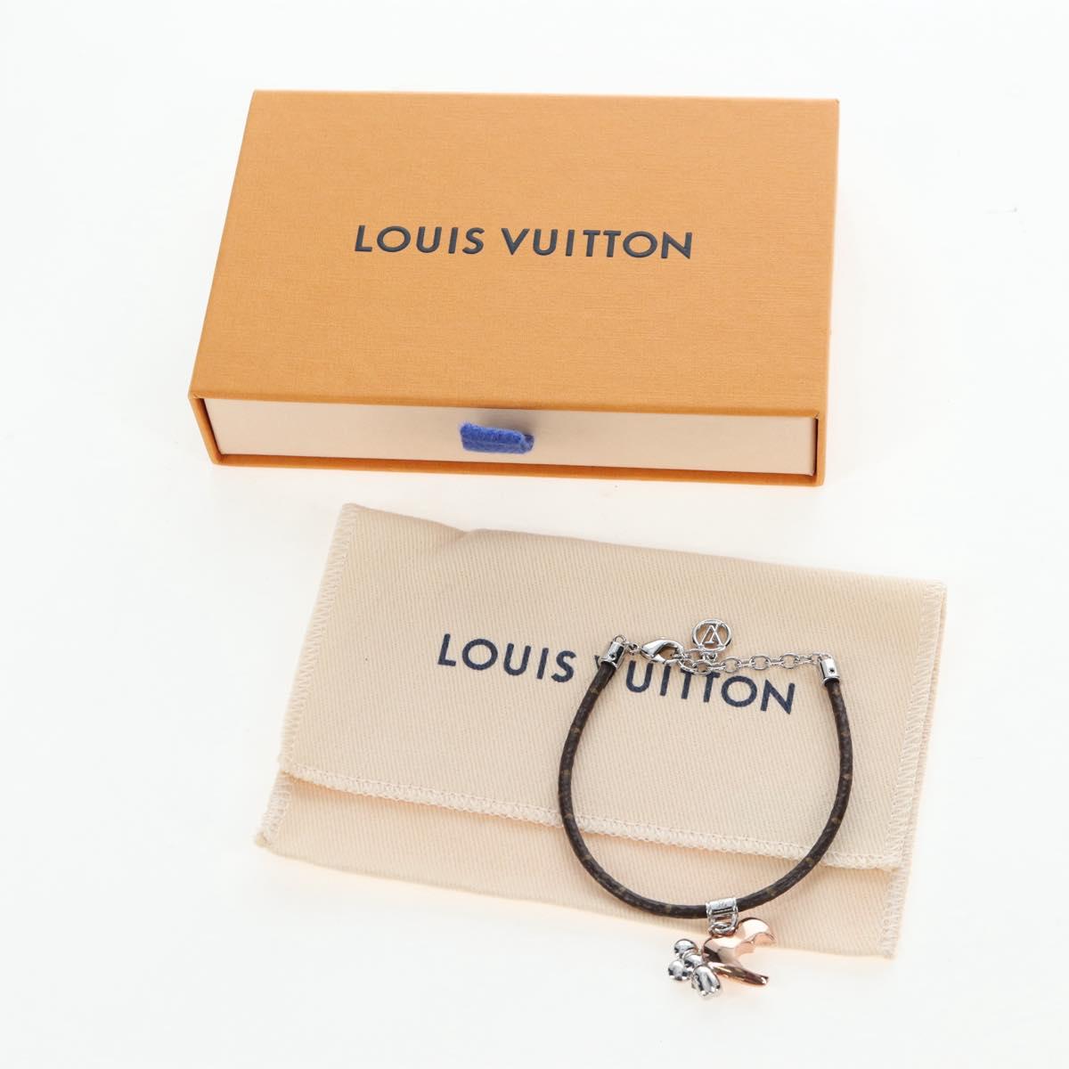 LOUIS VUITTON Monogram Vivienne Bracelet M8424Z LV Auth 203451V