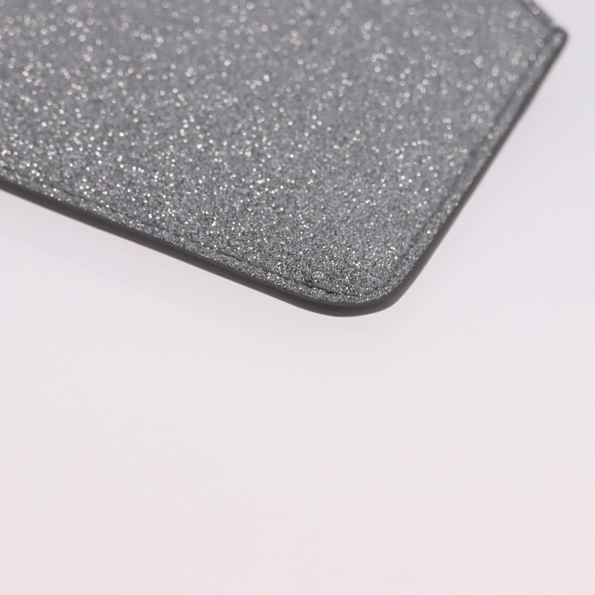 BALENCIAGA Every Day Coin Purse Leather Silver 581306 Auth 203452V