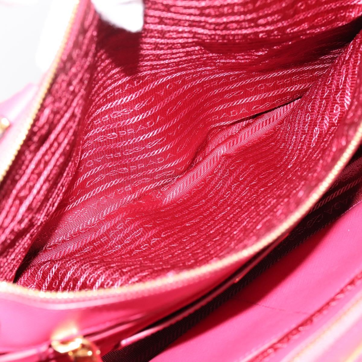 PRADA Galleria Hand Bag Safiano Leather 2way Pink Gold Auth 203457V
