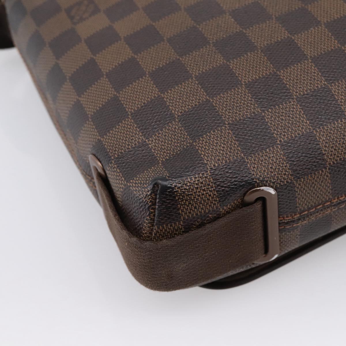 LOUIS VUITTON Damier Ebene Brooklyn PM Shoulder Bag N51210 LV Auth 203460