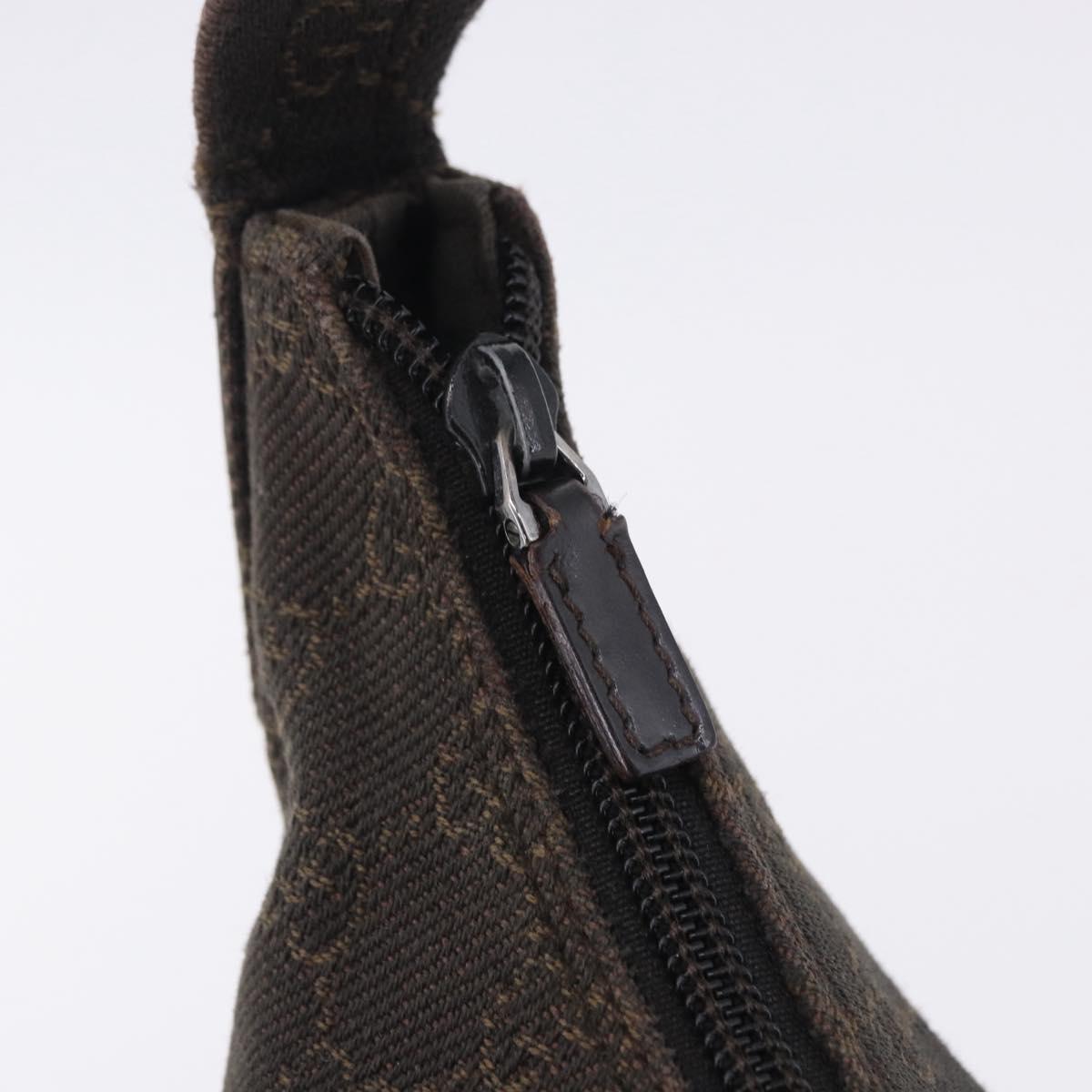 GUCCI GG Canvas Shoulder Bag Brown 105649 Auth 203464