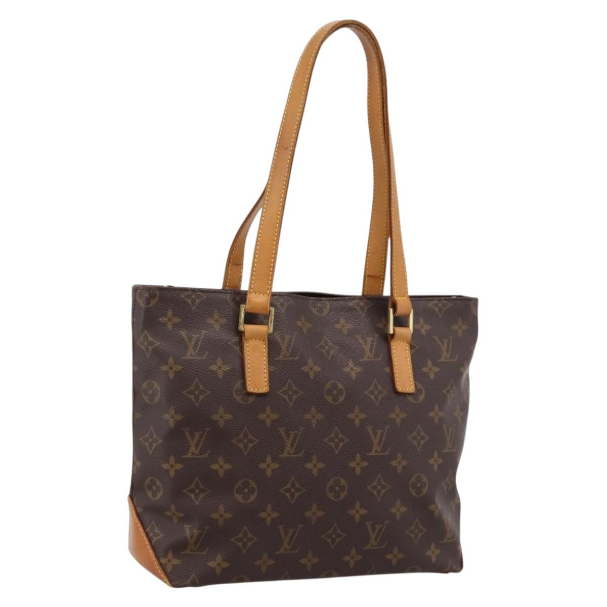 LOUIS VUITTON Monogram Cabas Piano Tote Bag M51148 LV Auth 203474
