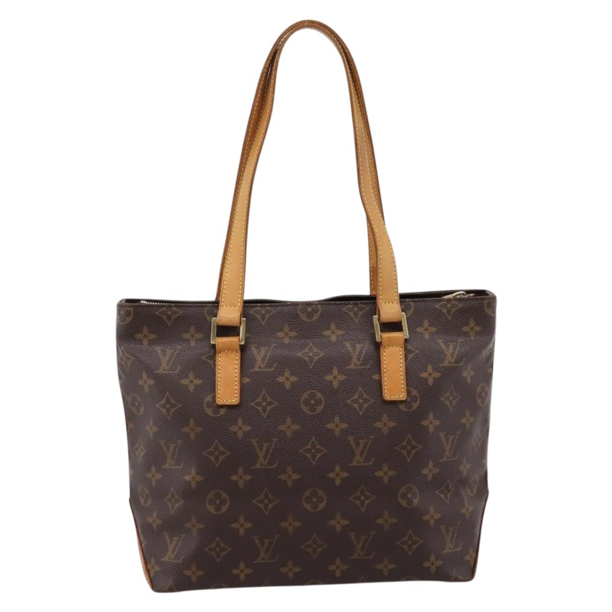 LOUIS VUITTON Monogram Cabas Piano Tote Bag M51148 LV Auth 203474