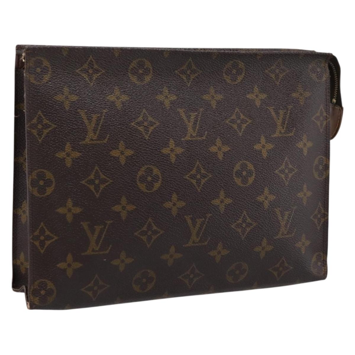 LOUIS VUITTON Monogram Poche Toilette 26 Pouch M47542 LV Auth 203477
