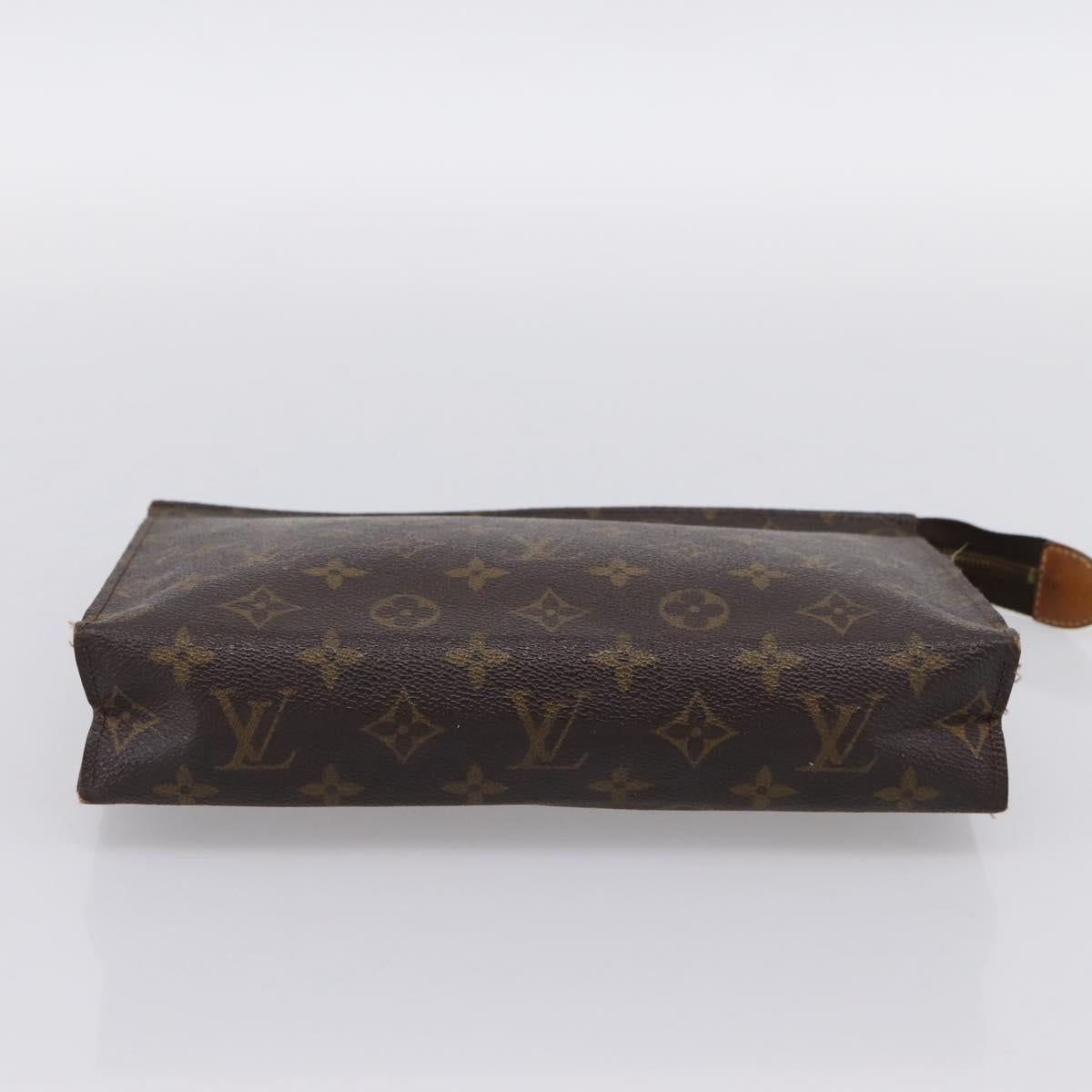 LOUIS VUITTON Monogram Poche Toilette 26 Pouch M47542 LV Auth 203477