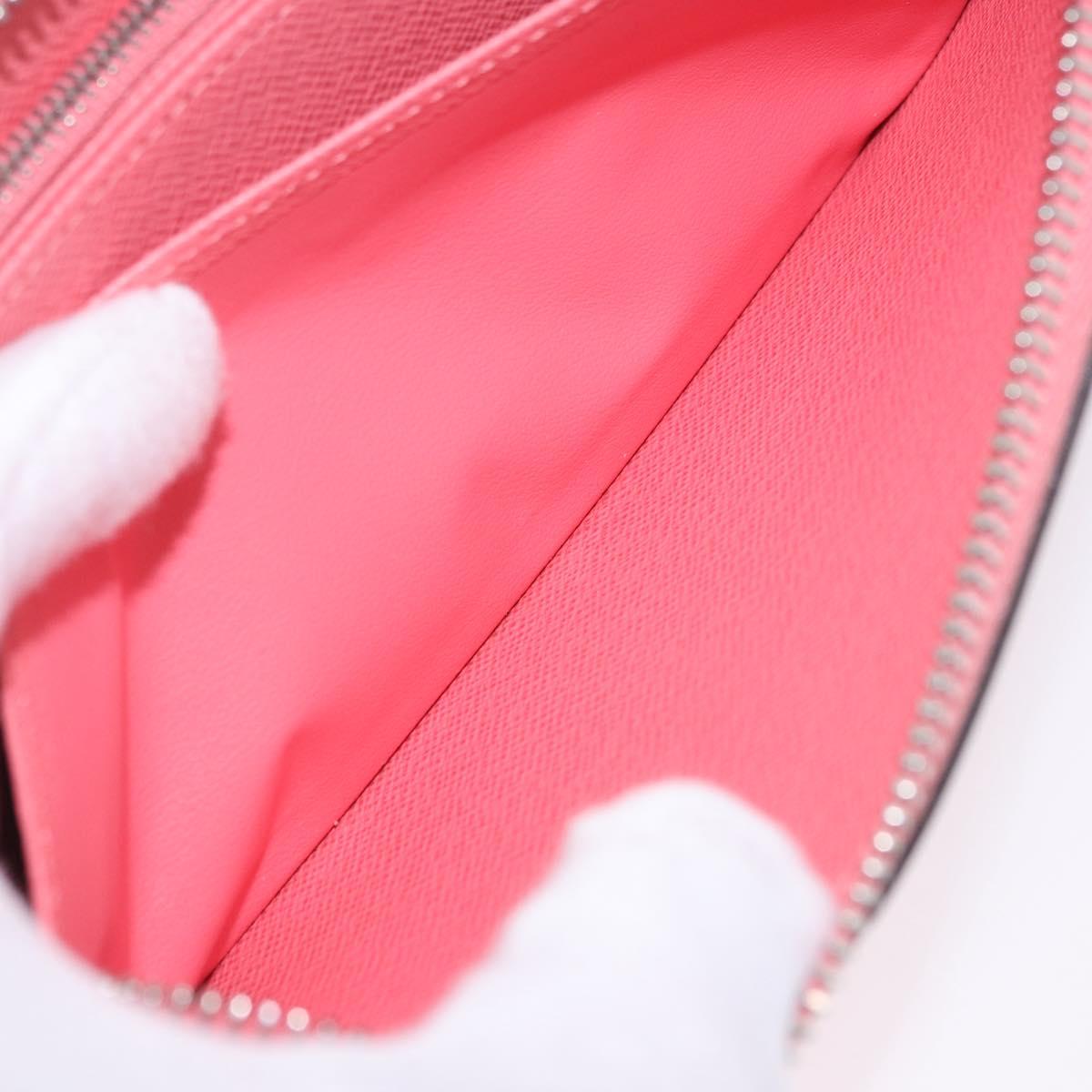 LOUIS VUITTON Epi Zippy Wallet Long Wallet Pink Coraille M60663 LV Auth 203487V