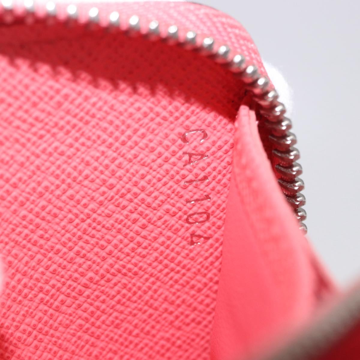 LOUIS VUITTON Epi Zippy Wallet Long Wallet Pink Coraille M60663 LV Auth 203487V